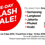 AirAsia Promotion Singapore September 2015