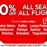 AirAsia Online Promotions March 2017 From Kuala Lumpur to Krabi Thailand
