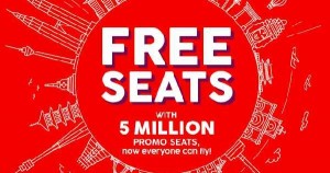 AirAsia Free Seats 2017 – September Promotion - AirAsia 5 Million Free Seats 2018 Promotion