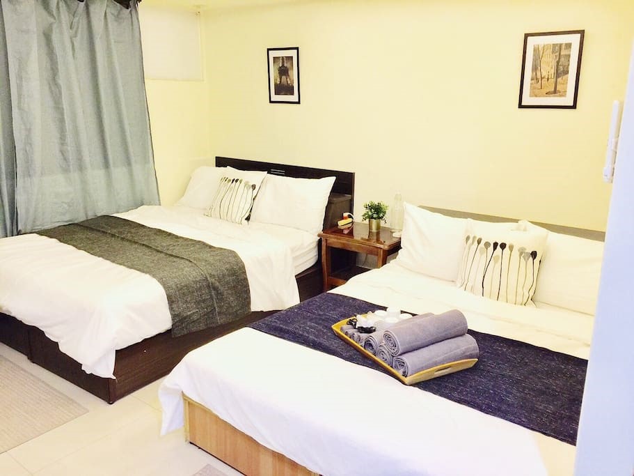 serviced apartment for rent via airbnb
