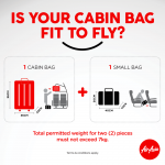 FLY HOME TO VOTE GE14 - AirAsia Cabin Baggage