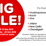 AirAsia Promotion and AirAsia Booking September 2015 From Bengaluru India
