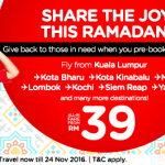 AirAsia Malaysia Airlines Promotions June 2016
