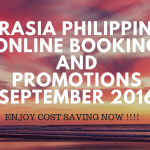 AirAsia Philippines Online Booking And Promotion September 2016