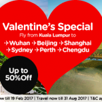 AirAsia Online Discount February 2017 Fly From Kuala Lumpur